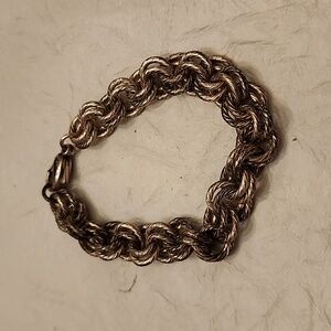 Silver tone bracelet